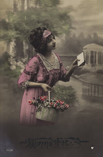 Girl Holding a Letter by French Photographer